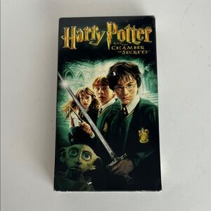 HP VHS Warner Bros. Harry Potter and the Chamber of Secrets - Black and Gold